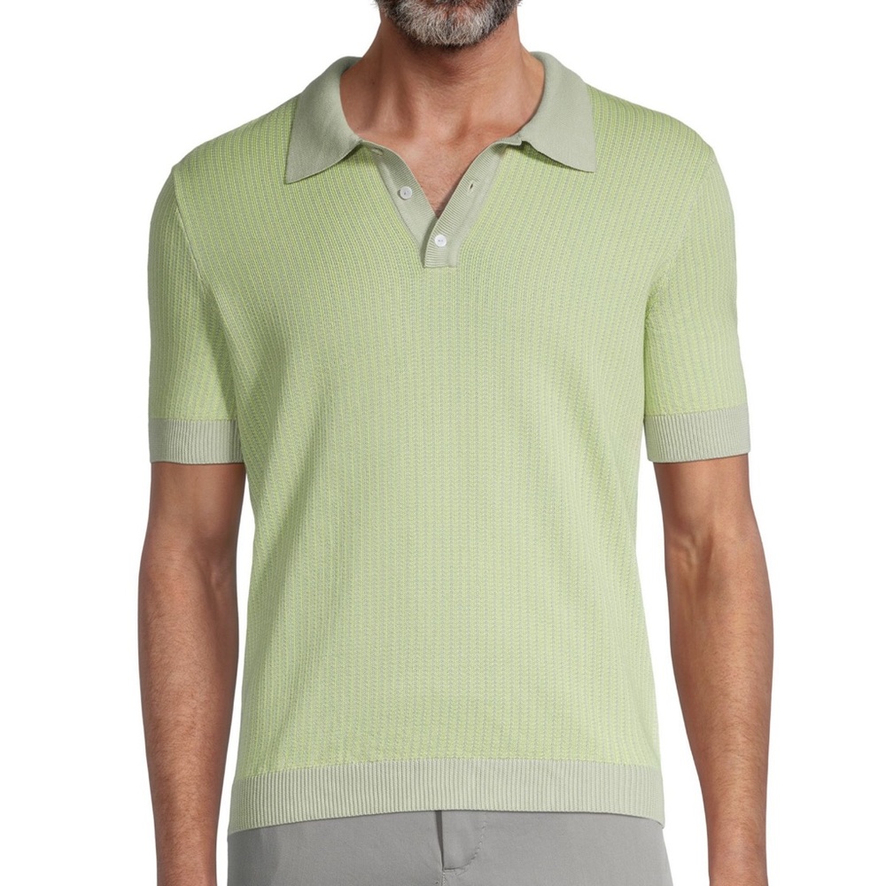 NWOT MAX ‘ N CHESTER Rib Knit Polo Size Small